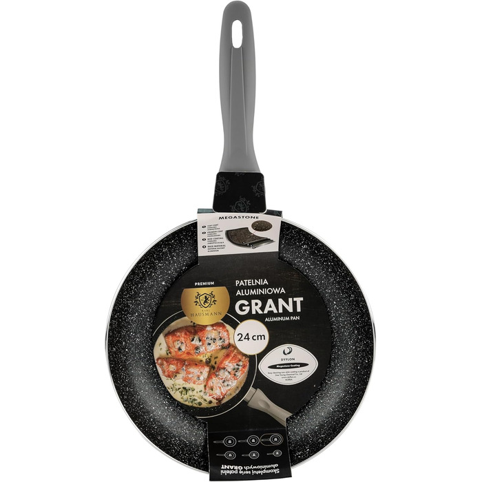 Сковорода Karl Hausmann Induktion Ø20 см з антипригарним покриттям з граніту - для всіх типів плит, включаючи газові. Без PTFE та PFOA