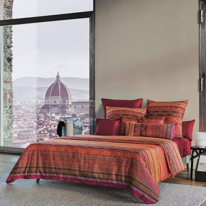 Комплект постільної білизни Bassetti 3 спальний Piazza Dei Miracoli R1, 100 бавовна, 200см х 200см, 80см х 80см