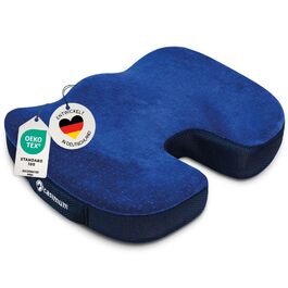 Ортопедична подушка для сидіння, подушка для куприка на офісне крісло. Ергономічна підкладка під сидіння підвищує комфорт, знімає біль, покращує кровообіг та полегшує навантаження на куприк.