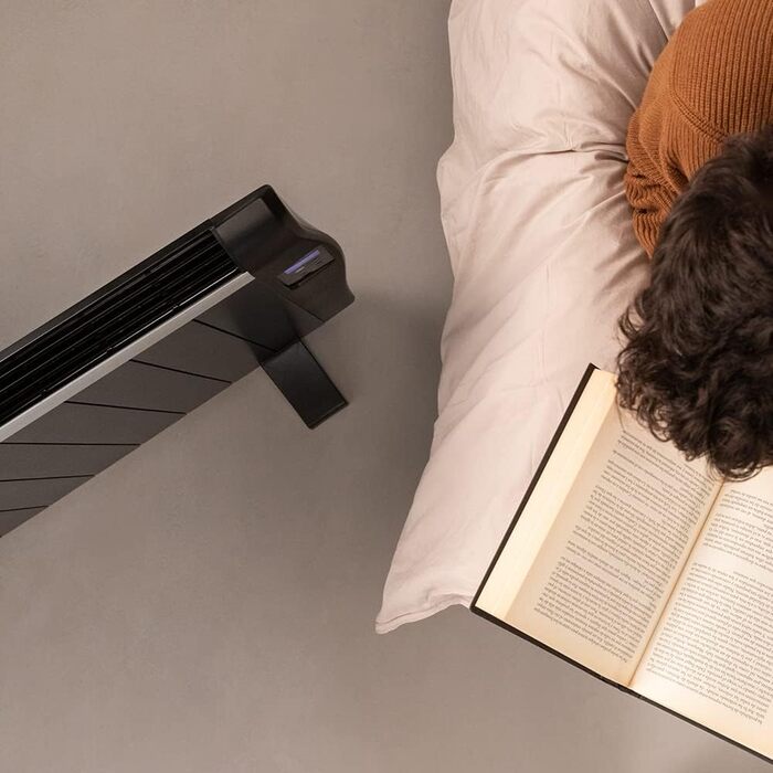 Електричний конвектор Cecotec ReadyWarm 2500 Thermal: 1800 Вт, алюміній, LCD, 3 режими, таймер, Slim, захист Overprotect, білий (8 елементів, чорний)