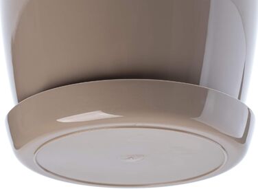 Набір горщиків для квітів KADAX (3 шт., 20 см, бежевий) – пластикові горщики для дому, підвіконня, кімнатних рослин та трав