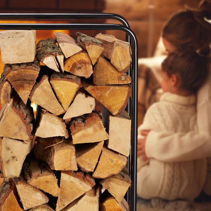 Візок для дров Relaxdays XL з металу