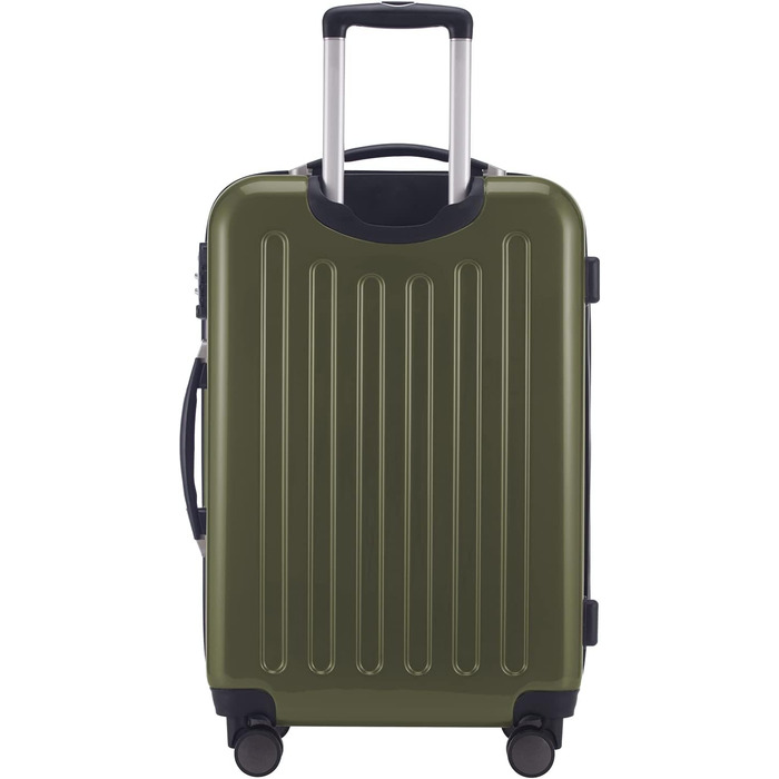 Набір валіз Hauptstadtkoffer Alex (S+M+L) - 3 валізи, 55/65/75 см, ABS+PC, TSA, колір авокадо