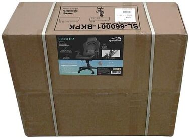 Ігровий крісло Speedlink Looter – ергономічне, чорне, на штучній шкірі, до 140 кг