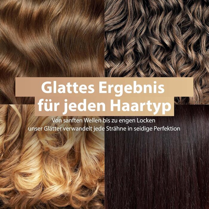 Випрямляч для волосся 2-в-1 Golden Goods з керамічним покриттям та титановими пластинами 42мм, LCD-дисплей, швидкий нагрів 25с, 10 температурних режимів 100-230°C