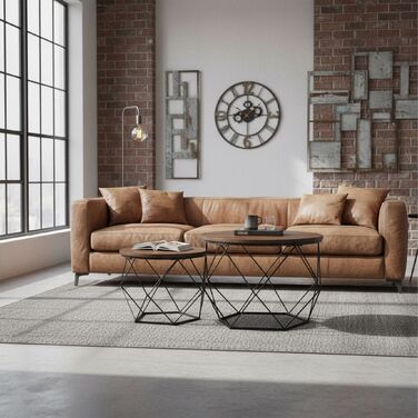 Набір журнальних столиків Relaxdays, індустріальний дизайн