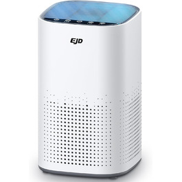 Повітряочисник для великих спалень до 70 м² з CADR 223 м³/год, тихий H13 HEPA повітряочисник з режимом сну 15 дБ, 3-в-1 фільтр видаляє 99,97% пилку, пил, шерсть тварин, запахи