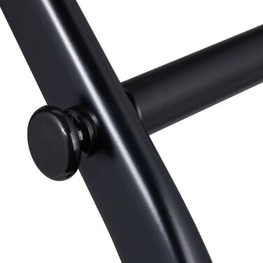 Підставка для рушників Relaxdays з 3-ма підлокотниками, чорного кольору