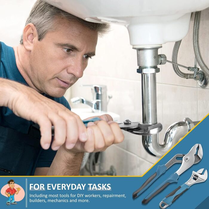 Набір інструментів Sundpey 148 предметів в кейсі: універсальний набір для дому та ремонту з викрутками, ключами, плоскогубцями та тестером напруги (синій)