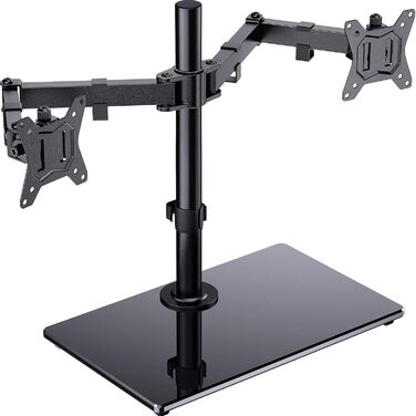 Кріплення для монітора ErGear 2 монітори, 13-32 дюйми, VESA 75/100mm, 8кг, поворот 180°/360°