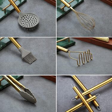 38-ти елементний набір кухонного посуду з силікону з підставкою для інструментів, силіконовими головками та нержавіючою ручкою, кухонні аксесуари, набір кухонних інструментів (сріблястий)