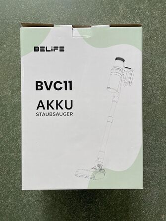 Акумуляторний пилосос Belife, 45000 Па/550 Вт, час роботи 45 хв, безщітковий, LED-дисплей, 6-в-1 для шерсті домашніх тварин, підлоги, килима