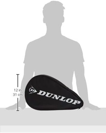 Чохол для ракетки Dunlop padel, чорний, U, унісекс