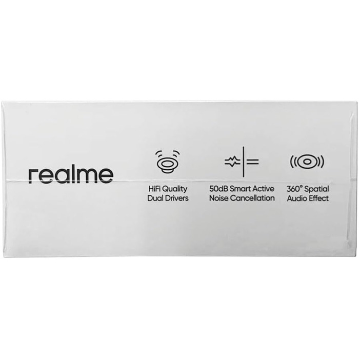 Навушники realme Buds Air 6 Pro Bluetooth 5.3, 6 мікрофонів, HiFi стерео, IP55, Чорний