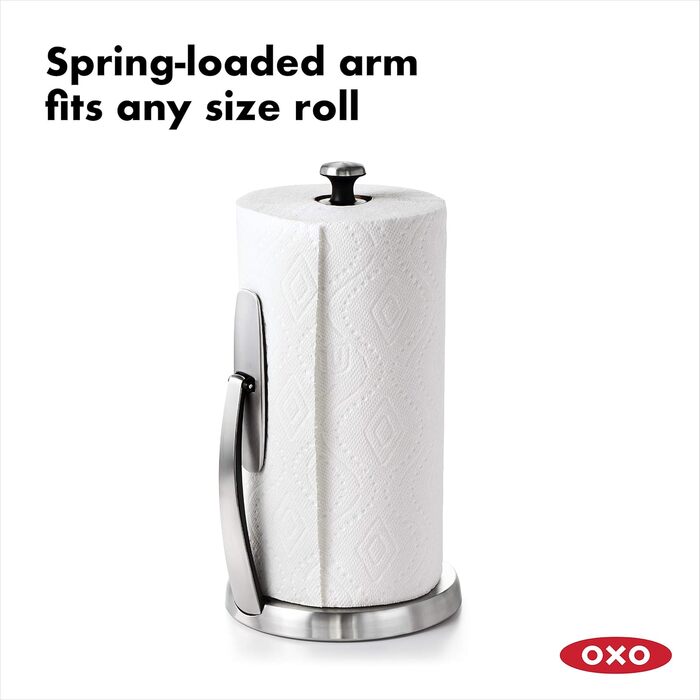Тримач для паперових рушників OXO Good Grips SimplyTear, нержавіюча сталь