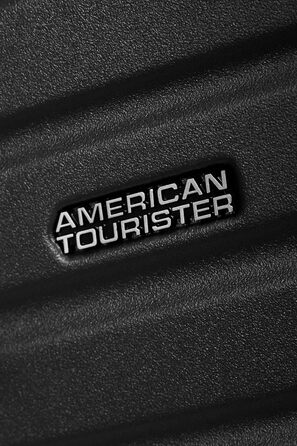 Набір валіз American Tourister Aerotech (3 шт.) – ручна, середня, велика, розширювана, з TSA-замком, блакитний (Metallic Navy) / чорний (Metallic Black)