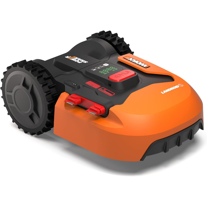 Робот-газонокосачка WORX Landroid S WR184E для газонів до 400 м² з ухилом до 35% - Wi-Fi, плаваюче лезо, керування через додаток, мультизональне програмування, AIA навігація