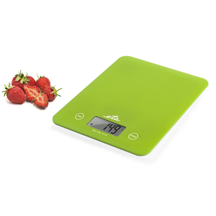 Кухонні ваги ETA Digital Lori - РК-дисплей, функція TARE, місткість 5 кг, зелений