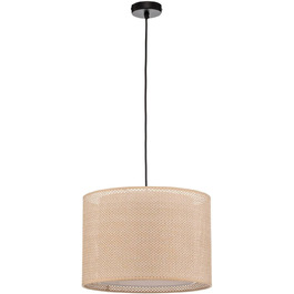Підвісний світильник для обіднього столу Lindby Ø 40 см, підвісна лампа Обідній стіл текстильний, пластиковий, світильник для вітальні E27 макс. 15 Вт, без лампочки, підвісний світильник Світильник для їдальні