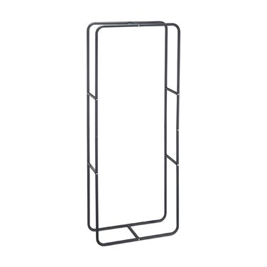 Стильна металева полиця для дров Relaxdays