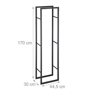 Стильна полиця для дров Relaxdays