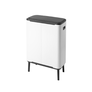 Бак для сміття Brabantia Bo Touch Bin Hi 30+30 л (130601), Білий, 60