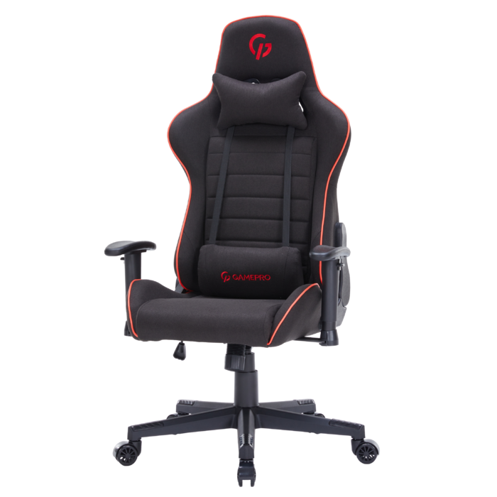 Крісло ігрове GamePro GC575FB Fabric Black&Red