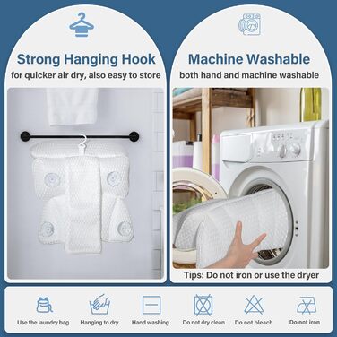 Подушка для ванни: зручна підтримка шиї та спини з 8 присосками