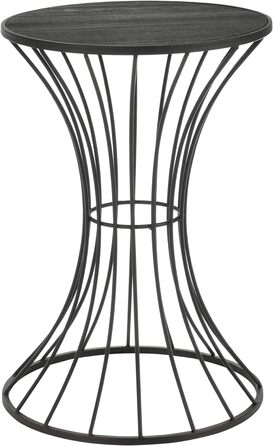 Металевий пісочний годинник Журнальний столик Журнальний столик Стіл для вітальні Металевий стіл (чорний)