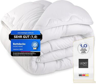 Чорнобиле ковдра LILENO HOME 4-сезонів 135x200 см [1 шт] - ковдра на всі сезони для комфортного сну - літня/зимова ковдра 135x200 см, витримує прасування до 95°C - 1 шт.