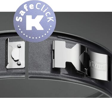 Набір форм для випічки Kaiser La Forme Plus: форма для випічки з дном 28 см та кругла форма знімного дна 26 см, з емальованим покриттям, антипригарна, для пирогів