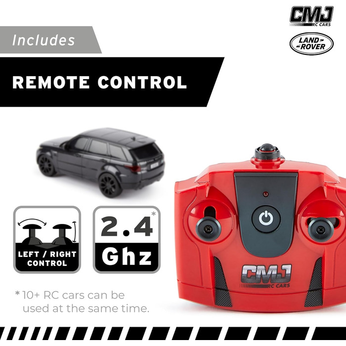 Радіокерований позашляховик Range Rover Sport CMJ 1:24 з LED-підсвічуванням, чорний