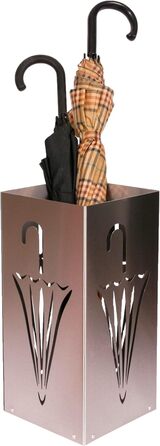 Підставка для парасольки Дизайн Парасолька закрита, 23 х 23 см, матова нержавіюча сталь, Бренд Szagato, Зроблено в Німеччині (підставка для парасольки, тримач для парасольки, тримач для парасольки матовий) A08 Дизайн Парасолька закрита