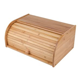 Бамбукова Хлібниця Lawei Хлібниця з відкидною кришкою місткий кошик для хліба Хлібниця для зберігання довше свіжа Коробка для сніданку для кухні L