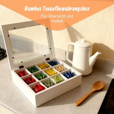 Організатор для чайних пакетиків Relaxdays на 12 відділень