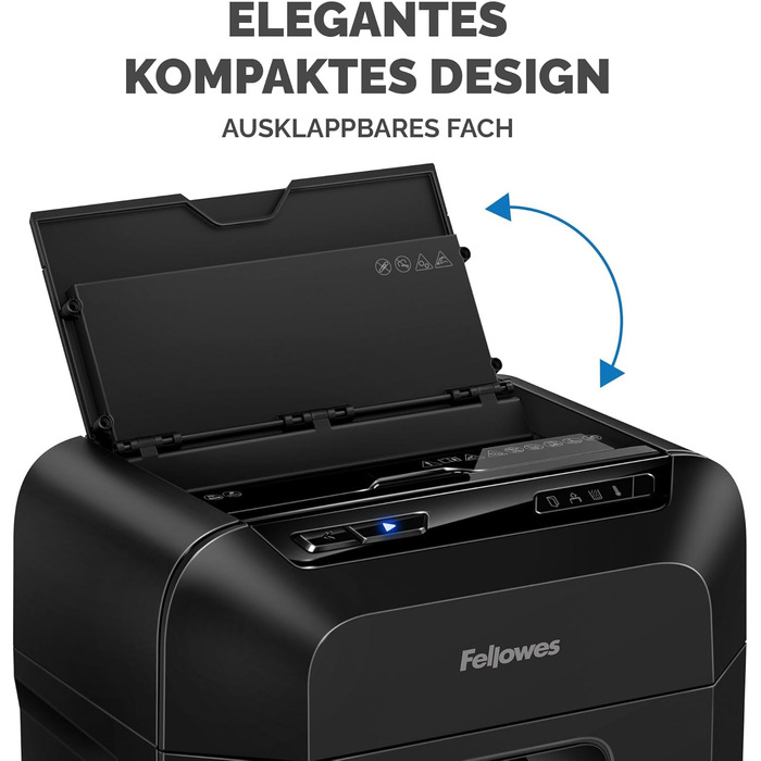 Fellowes AutoMax 90M: Шредер для документів, автоматичний, 90 листів, P4, тихий, 17 л