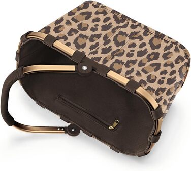 Сумка-шопер Reisenthel CarryBag XS Leo Macchiato – Стабільний кошик XS з практичною внутрішньою кишенею, водонепроникний дизайн