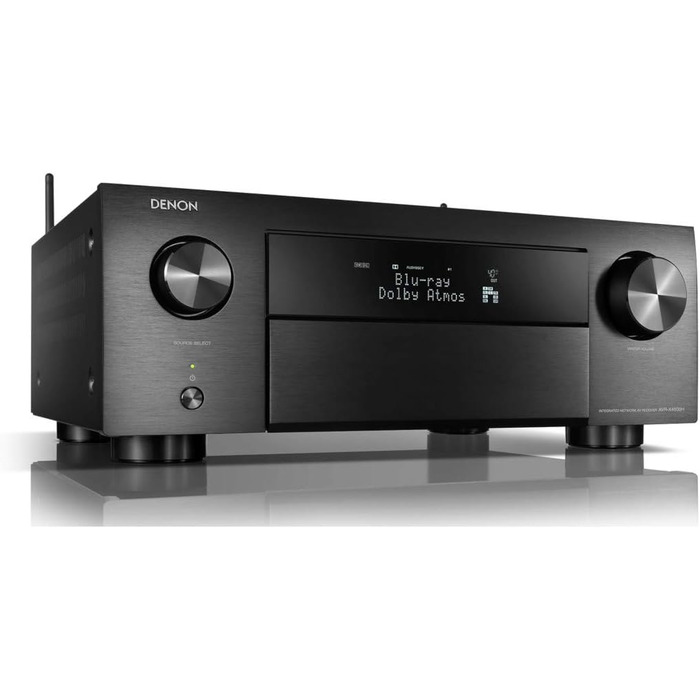 Ресивер Denon AVR-X4500H 9.2, Alexa, 8 HDMI, Bluetooth, Wi-Fi, Dolby Atmos, HEOS, Чорний