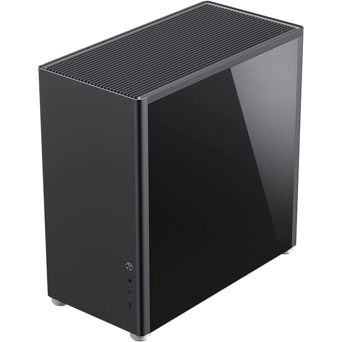 Ігровий корпус GameMax Spark Pro Cube ATX з двома загартованими скляними панелями, USB 3.0, Type-C, чорний