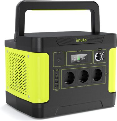 Портативна електростанція Imuto T1200G, 1531 Вт·год, 1200 Вт (пік 2200 Вт), 11 портів, для дому, RV, кемпінгу, CPAP