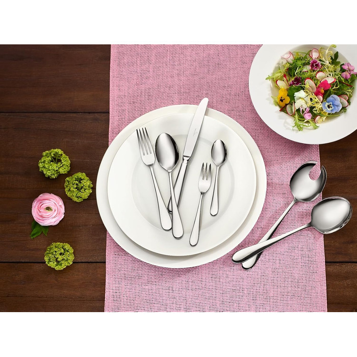 Набір столових приборів Villeroy & Boch Oscar, 68 предметів, 12 осіб, нержавіюча сталь