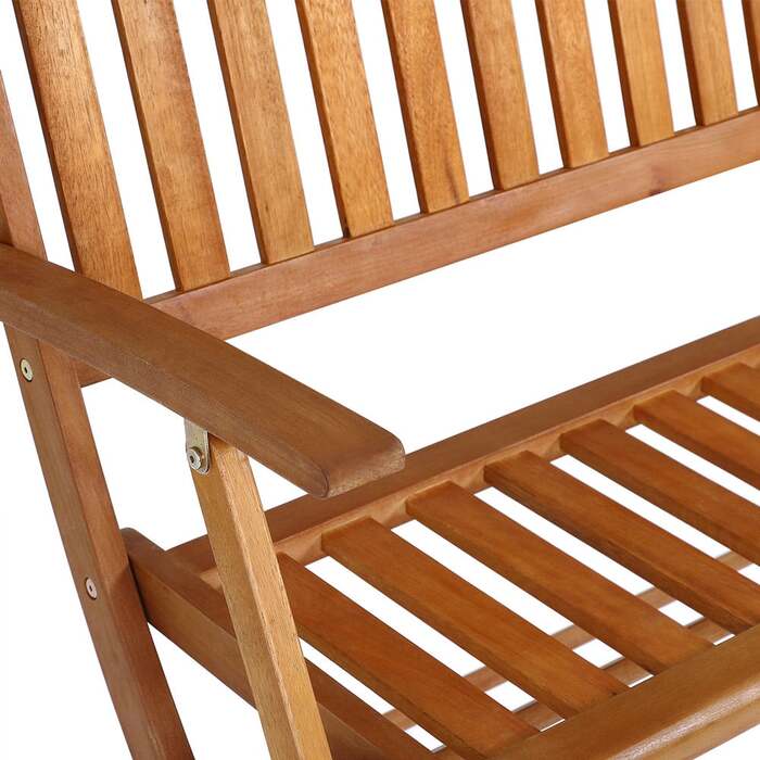 Садова лавка евкаліптове дерево FSC® сертифікована 120x55x90см