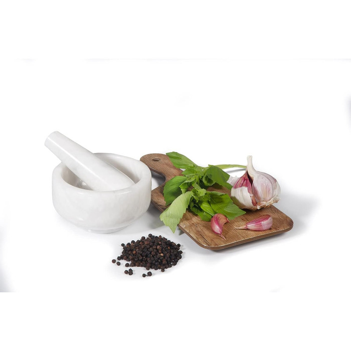 Набір для соусу Stößel & Mörtel: класична форма, білий мармур