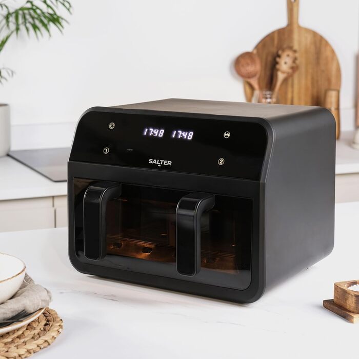 Фритюрниця Salter 4.2 л, ручна, без олії, EK6364VDE – мультикухня для м'яса та риби