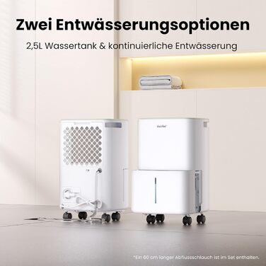 Зволожувач повітря COMFEE 12L з автоматичною відтайкою та дитячим замком, для приміщень до 20 м² (50 м³), екологічний фреон R290