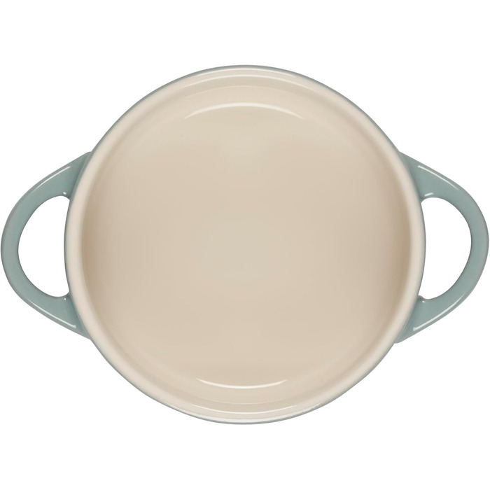 Міні-кокот Le Creuset, кераміка, 237 мл, з ручкою 'Морська сіль' з золотим серцем