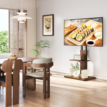 Підставка для телевізора TVON: мобільна, з регулюванням висоти, для 32-70 дюймів, до 45 кг, VESA 400x400 мм