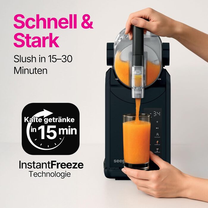 Машина для приготування сляшів, коктейлів та молочних коктейлів Seeger SuperSlush 2L 7-в-1