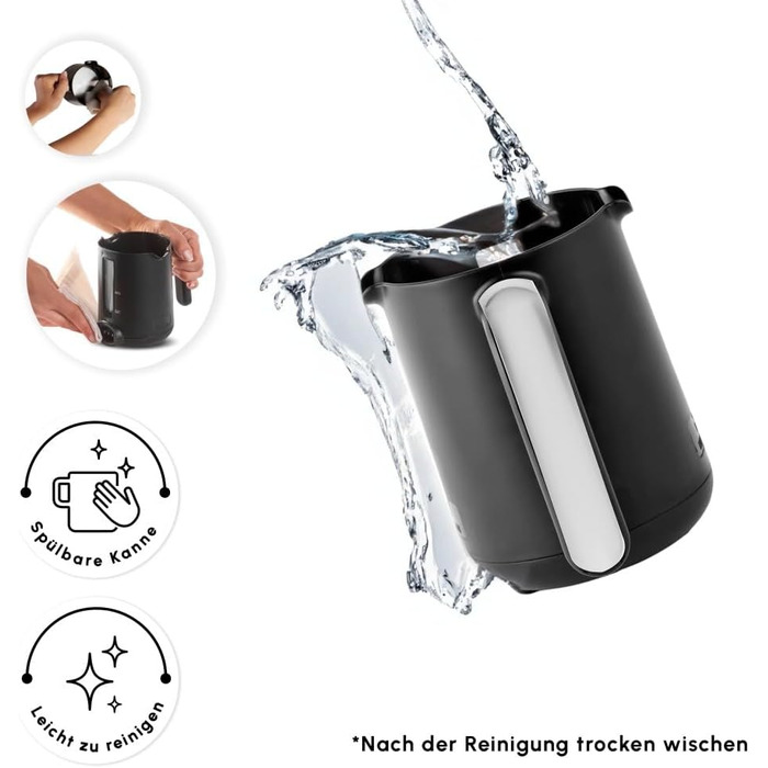 Кавомашина KARACA Hatır для приготування турецького кави з функцією обсмажування, 535W, 5 чашок, автоматичне нагрівання, антрацит