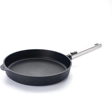 Сковорода Woll Diamond Logic XR Pro, Ø 28 см, 5 см, знімний ручка, індукційна, антипригарне покриття, для всіх плит, чорна